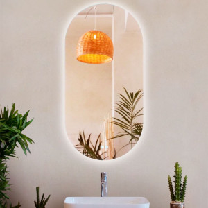 Зеркало Дабл-Ю София Классик SFJ90X45 с подсветкой и антизапотеванием 90*45 см