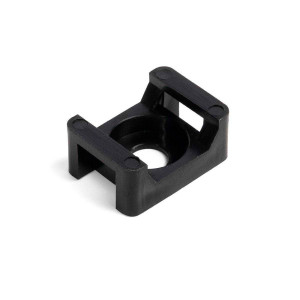 Площадка монтажная Fortisflex 62452 ПМО 15*10 мм черная 100 шт