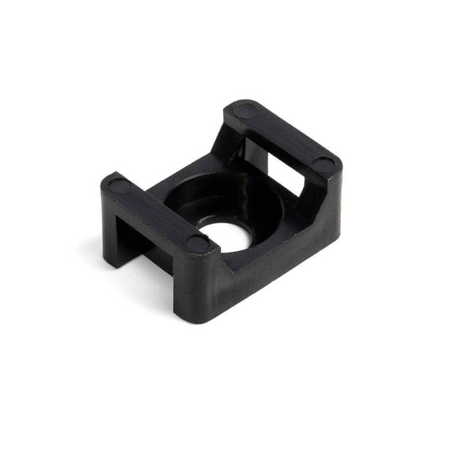 Площадка монтажная Fortisflex 62452 ПМО 15*10 мм черная 100 шт