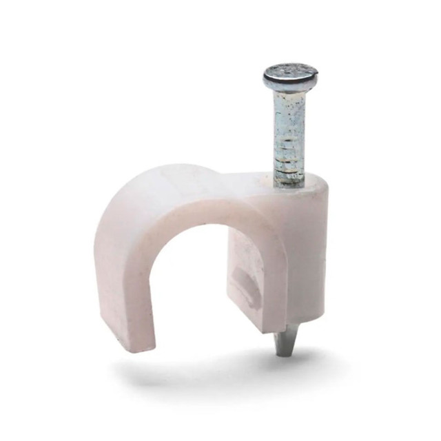 Скоба Fortisflex СПК 4 49457 пластиковая 50 шт