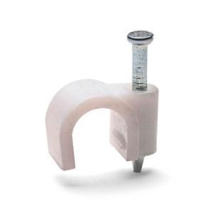 Скоба Fortisflex СПК 8 49460 пластиковая 40 шт