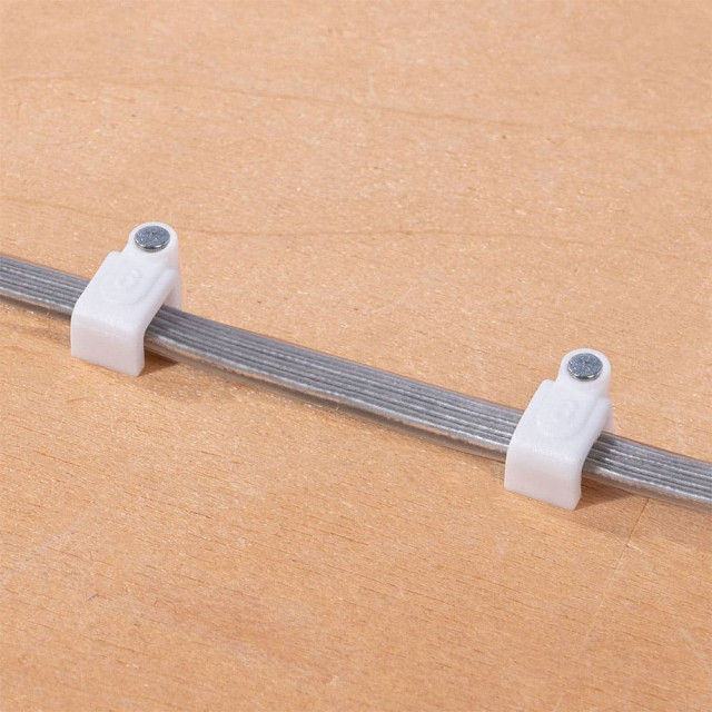 Скоба Fortisflex СПП 8 49452 пластиковая 40 шт