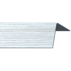 Угол универсальный Rico Moulding №112 ясень серый 20*20*3000 мм