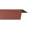 Угол Rico Moulding №140 ПВХ с тиснением вишня виньола 20*20*2700 мм