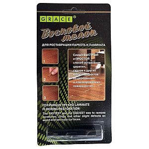 Восковой мелок Grace для ремонта сколов на ламинате и паркете венге