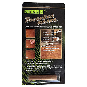 Восковой мелок Grace для ремонта сколов на ламинате и паркете бук
