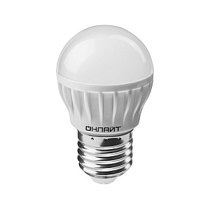 Лампа светодиодная Онлайт 61 1389 OLL-G45-6-230-6.5K-E27 6Вт