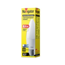 Лампа Navigator 61 329 NLL-С37-8.5-230-6.5K-E27-FR