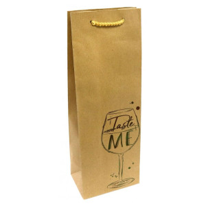 Пакет Market Union Taste me 79122 из крафт-бумаги 13*36 см