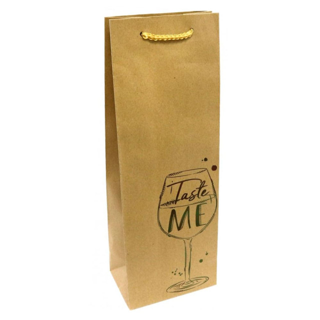 Пакет Market Union Taste me 79122 из крафт-бумаги 13*36 см