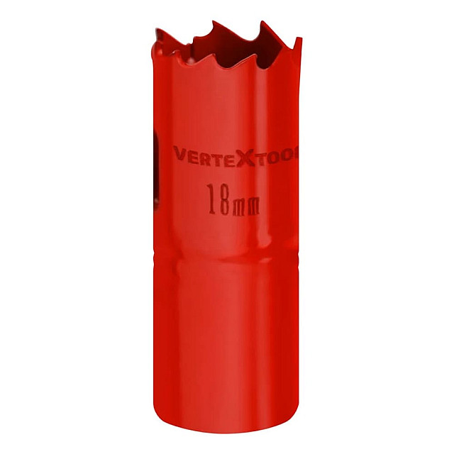 Коронка биметаллическая VertexTools 2525-18 по металлу 18 мм