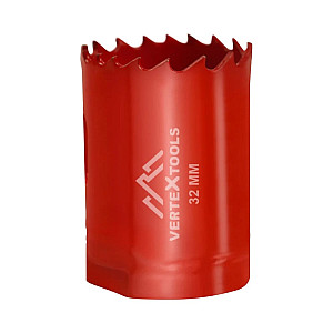 Коронка биметаллическая VertexTools 2525-32 по металлу 32 мм