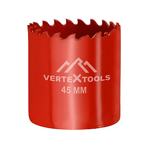 Коронка биметаллическая VertexTools 2525-45 по металлу 45 мм