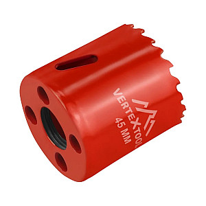 Коронка биметаллическая VertexTools 2525-45 по металлу 45 мм