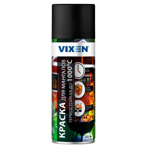 Краска для мангалов Vixen VX55011 термостойкая до 1000°С 520 мл