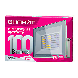 Прожектор Онлайт 90 140 OFL-100-6K-WH-IP65-LED