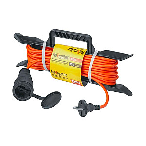 Удлинитель Navigator 93 930 NPE-F-20-Е-3*1 мм.кв на рамке c заземлением 1 гнездо 20 м