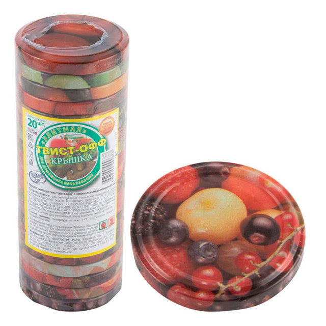 Крышка Твист-офф III-66 Элитная литография металлическая 20 шт