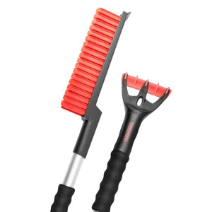 Щетка для снега Skyway S07801036 силиконовая щетина со скребком 65 см