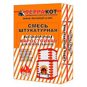 Смесь штукатурная Терракот жаростойкая 25 кг