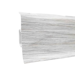 Плинтус LinePlast L007 ясень шимо светлый 58 мм 2.2 м