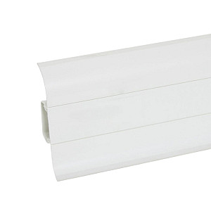 Плинтус LinePlast L045 белый 58 мм 2.2 м