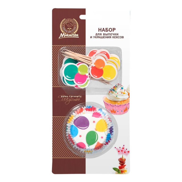 Набор для выпечки и украшения кексов Marmiton 17055 24 шт