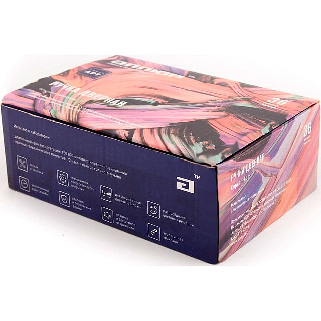 Ручка дверная Аллюр Старк SC/CP 1492 10916 матовый хром/хром