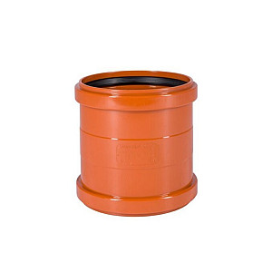 Муфта 160 ремонтная Valfex 30106160 рыжая двухраструбная 18