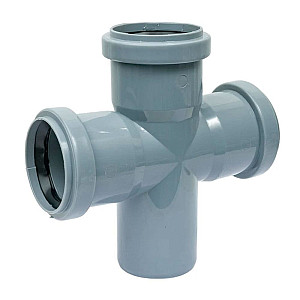 Крестовина для внутренней канализации Valfex 27205050 50*50*50*50 мм 87.5°