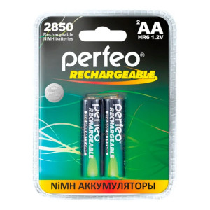 Аккумулятор Perfeo AA2850mAh 2BL пластик
