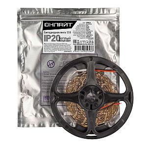 Лента светодиодная Онлайт 80 958 OLS-2835WW120-9.6-IP20-12V