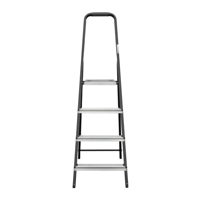 Стремянка Новая высота NV1130 4 ступени черная