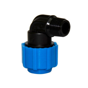 Отвод ТПК-аква ПЭ наружная резьба 32*1/2