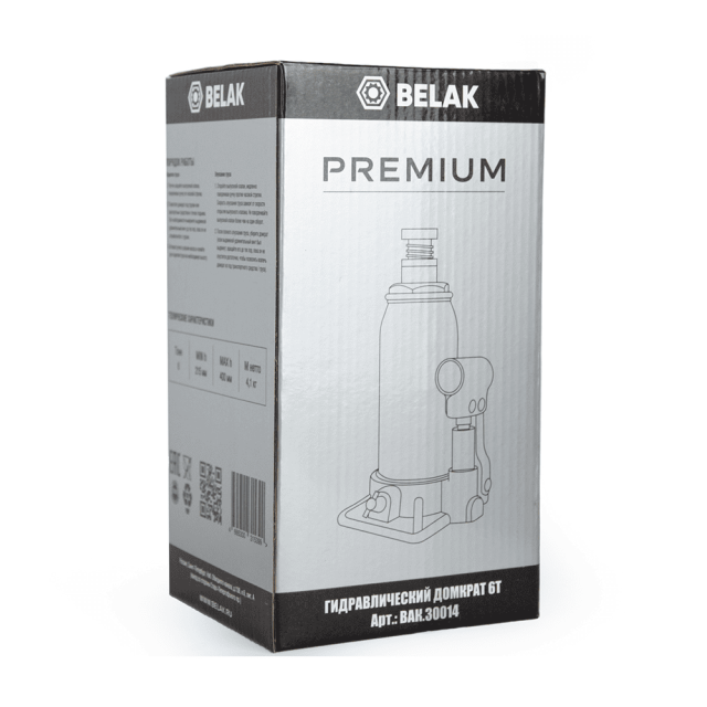 Домкрат гидравлический БелАК Premium 6 т