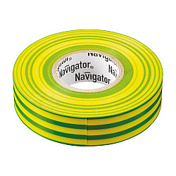 Изолента Navigator 71 115 NIT-A19-20/YG 20 м жёлто-зеленая