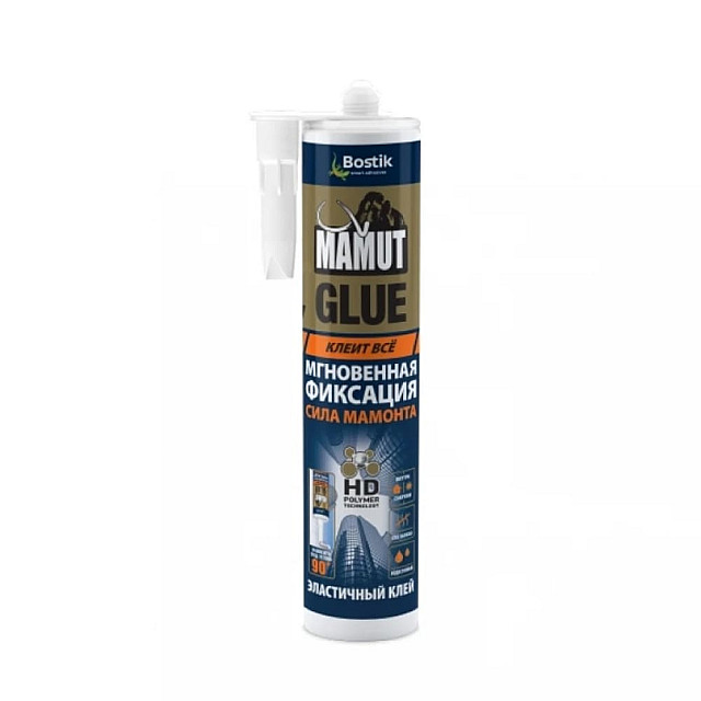 Монтажный клей Mamut Glue Bostik гибридный белый 432 г