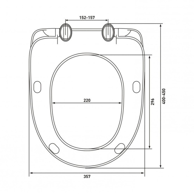 Сиденье для унитаза Berges UNO PS 020105 с крышкой