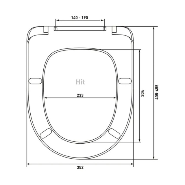 Сиденье для унитаза Berges Hit A 010401 с крышкой дюропласт