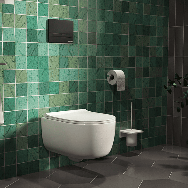 Кнопка Berges 040055 для инсталляции Frame Novum F2 черная