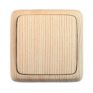 Выключатель Hegel Alfa ВА10-113-02 1 клавиша сосна