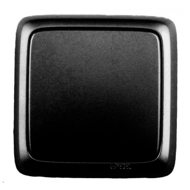 Выключатель проходной Hegel ВА10-163-08 1 клавиша черный