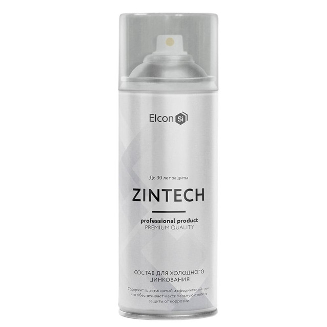 Грунт-эмаль цинконаполненная Elcon Zintech 520 мл Грунт-эмаль цинконаполненная Elcon Zintech 520 мл