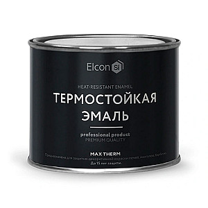 Эмаль термостойкая Elcon Max Therm 700°С белая 0.4 кг