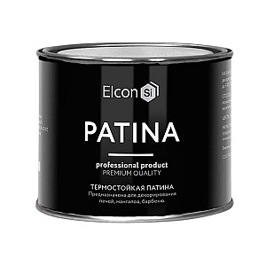 Краска кузнечная Elcon Patina термостойкая 700°С серебро 0.2 кг