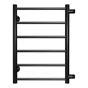 Полотенцесушитель Terminus Аврора П6 бп черный матовый RAL 9005 500*600 мм