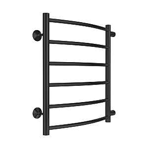 Полотенцесушитель Terminus Классик П6 бп черный матовый RAL 9005 500*600 мм