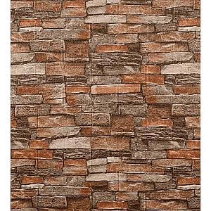 Панель самоклеящаяся Рыжий Кот Кирпичики разноцветный 700*770 мм