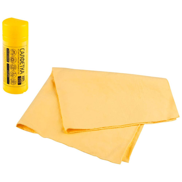 Салфетка Рыжий Кот 104777 из синтетической замши в тубе 43*32 см