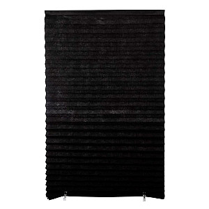 Шторы-плиссе Рыжий Кот Skandi 105047 самоклеящиеся 90*180 см черный